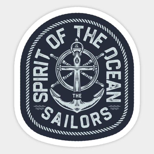 Spirit Of The Ocean Sticker by TerpeneTom